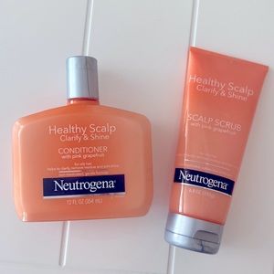 Neutrogena Pink Grapefruit Healthy Scalp Clarify & Shine Shampoo & Conditioner!